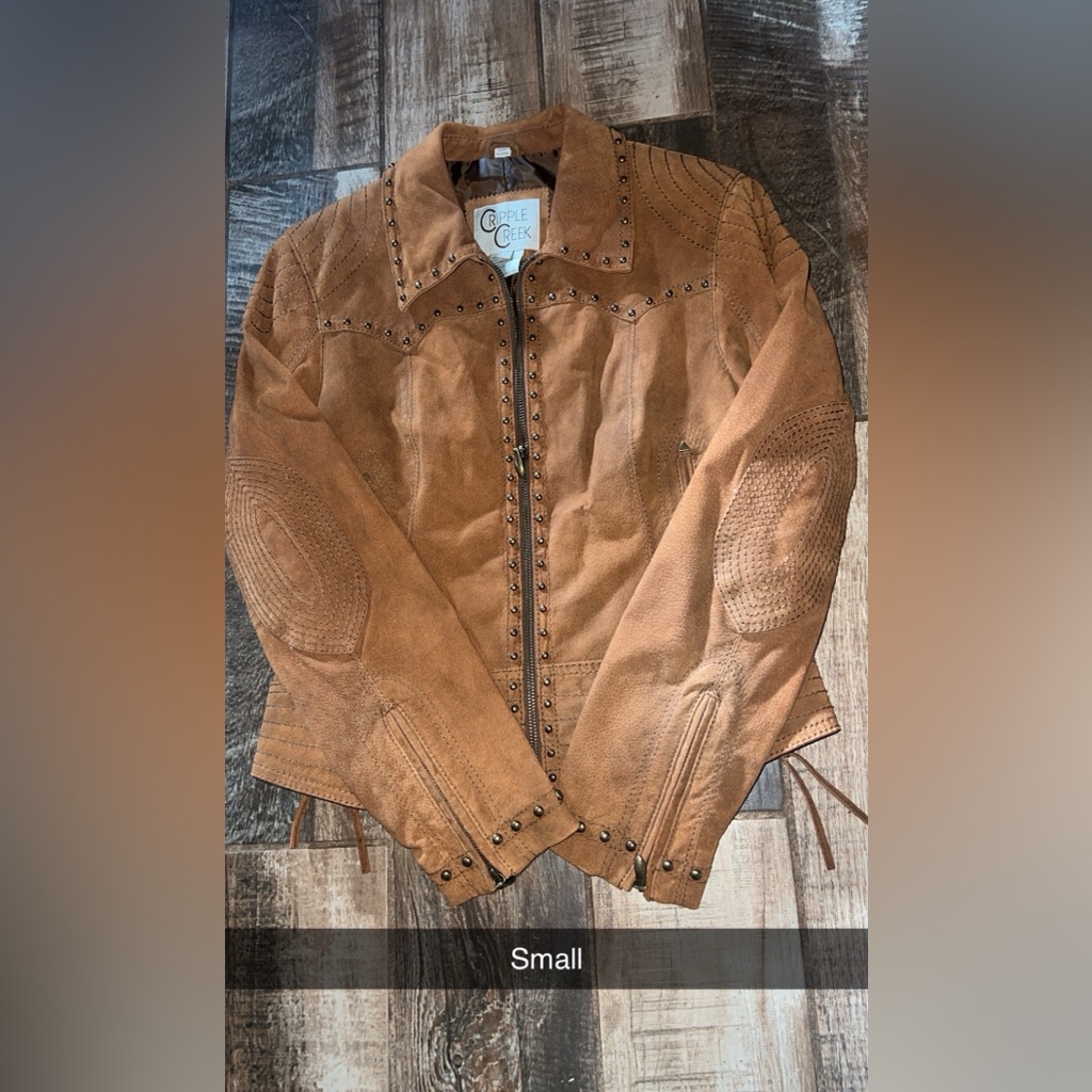 Creek Creek Womens Tan Suede Jacket